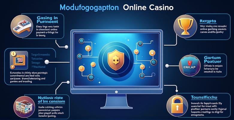 Online gambling with modern deposit and withdrawal system
